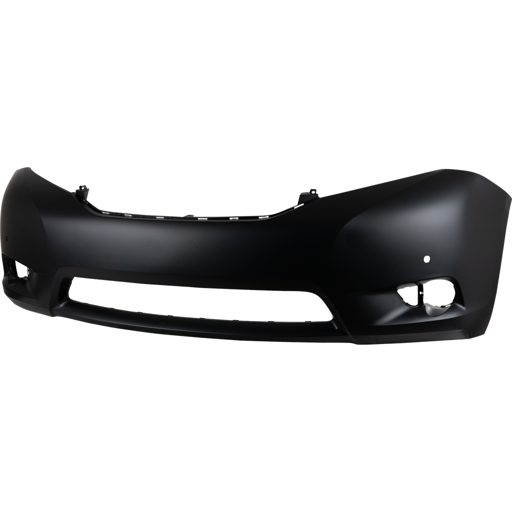 SIENNA 11-17 FRONT BUMPER COVER, Primed, Limited/XLE Models, (XLE w/ Limited Pkg), w/ Parking Aid Sensor Holes