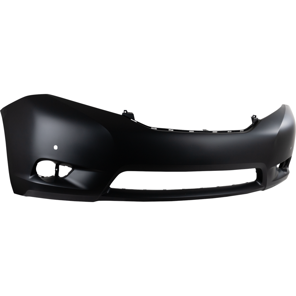 SIENNA 11-17 FRONT BUMPER COVER, Primed, Limited/XLE Models, (XLE w/ Limited Pkg), w/ Parking Aid Sensor Holes