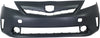 PRIUS V 12-14 FRONT BUMPER COVER, Primed, Halogen Headlights, w/o Pre-Collision System - CAPA