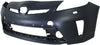 PRIUS/PRIUS PLUG-IN 12-15 FRONT BUMPER COVER, Prmd, w/ HLW Holes, (Plug-In Models LED Headlights ) - CAPA