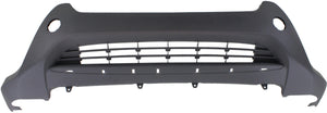 RAV4 13-15 FRONT BUMPER COVER, Lower, Guard, Textured, w/ Parking Aid Sensor Holes, Limited/XLE Models - CAPA