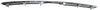 4RUNNER 14-23 GRILLE MOLDING, Upper, w/ Chrome Trim, w/o Nightshade Edition - CAPA