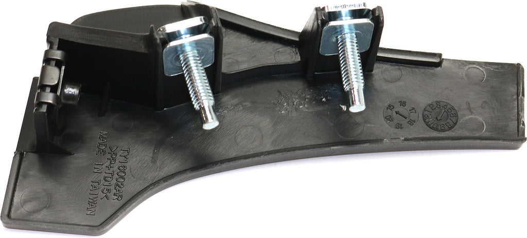 CAMRY 07-09 FRONT BUMPER MOLDING RH, Extension, Plastic, USA Built Vehicle, SE Model