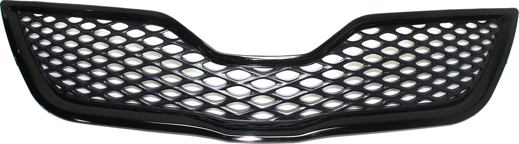 CAMRY 10-11 GRILLE, Painted Black Shell and Insert, SE Model - CAPA