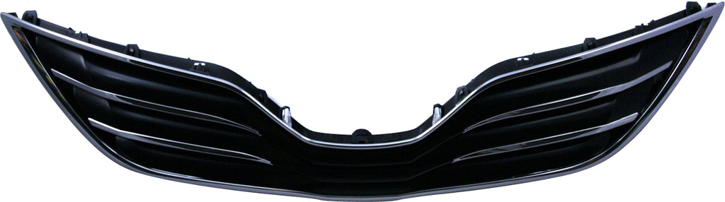 CAMRY 10-11 GRILLE, Chrome Shell/Painted Black Insert, XLE Model, (11-11, USA Built Vehicle) - CAPA
