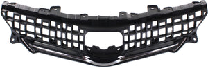 PRIUS V 12-14 GRILLE, Gray Shell and Insert, w/ Chrome Molding - CAPA