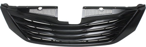 SIENNA 11-17 GRILLE, Black Shell and Insert, w/o Radar Cruise Control, (Base, 7-Seater)/L Model - CAPA