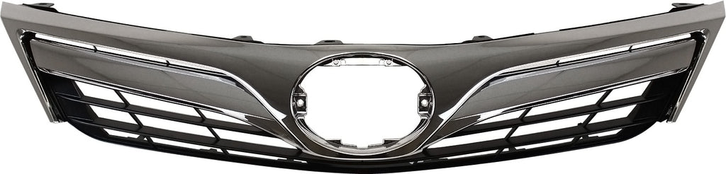 CAMRY 12-14 GRILLE, Painted Black Shell and Insert, LE/XLE, (Exc. Hybrid Model) - CAPA