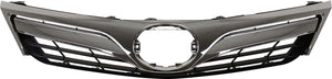 CAMRY 12-14 GRILLE, Painted Black Shell and Insert, LE/XLE, (Exc. Hybrid Model) - CAPA