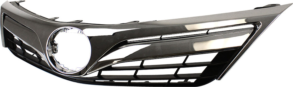 CAMRY 12-14 GRILLE, Painted Black Shell and Insert, LE/XLE, (Exc. Hybrid Model) - CAPA