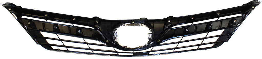 CAMRY 12-14 GRILLE, Painted Black Shell and Insert, LE/XLE, (Exc. Hybrid Model) - CAPA