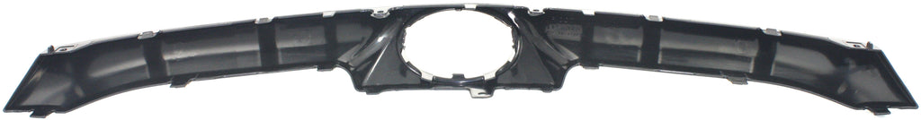 SIENNA 06-09 GRILLE MOLDING, Upper, Black, w/ Park Assist Sensor, Plastic