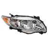 COROLLA 09-10 HEAD LAMP RH, Assembly, Halogen, Chrome Interior, Base/CE/LE/XLE Models, North America Built Vehicle - CAPA