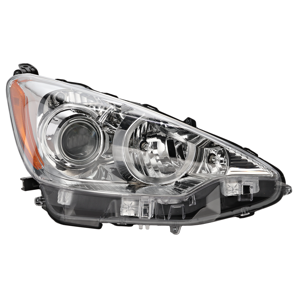 PRIUS C 12-14 HEAD LAMP RH, Assembly, Halogen - CAPA