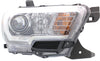 TACOMA 16-17 HEAD LAMP RH, Assembly, w/o LED DRL, w/ Fog Lights