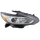 ALTIMA 16-18 HEAD LAMP RH, Assembly, Halogen, Chrome Interior, w/o LED Daytime Running Light - CAPA