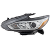ALTIMA 16-18 HEAD LAMP LH, Assembly, Halogen, Chrome Interior, w/o LED Daytime Running Light - CAPA