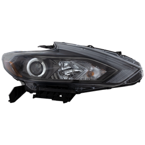 ALTIMA 16-18 HEAD LAMP RH, Assembly, Halogen, Smoke Interior, w/o LED Daytime Running Light