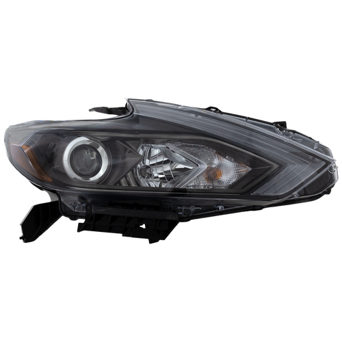 ALTIMA 16-18 HEAD LAMP RH, Assembly, Halogen, Smoke Interior, w/o LED Daytime Running Light
