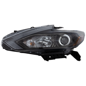 ALTIMA 16-18 HEAD LAMP LH, Assembly, Halogen, Smoke Interior, w/o LED Daytime Running Light