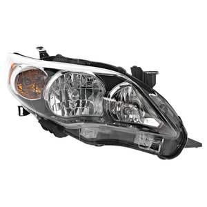 COROLLA 11-13 HEAD LAMP RH, Assembly, Halogen, S/XRS Models, North America Built Vehicle - CAPA