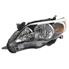 COROLLA 11-13 HEAD LAMP LH, Assembly, Halogen, S/XRS Models, North America Built Vehicle - CAPA