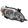 COROLLA 11-13 HEAD LAMP RH, Assembly, Halogen, Base/CE/LE/L Models, North America Built Vehicle - CAPA