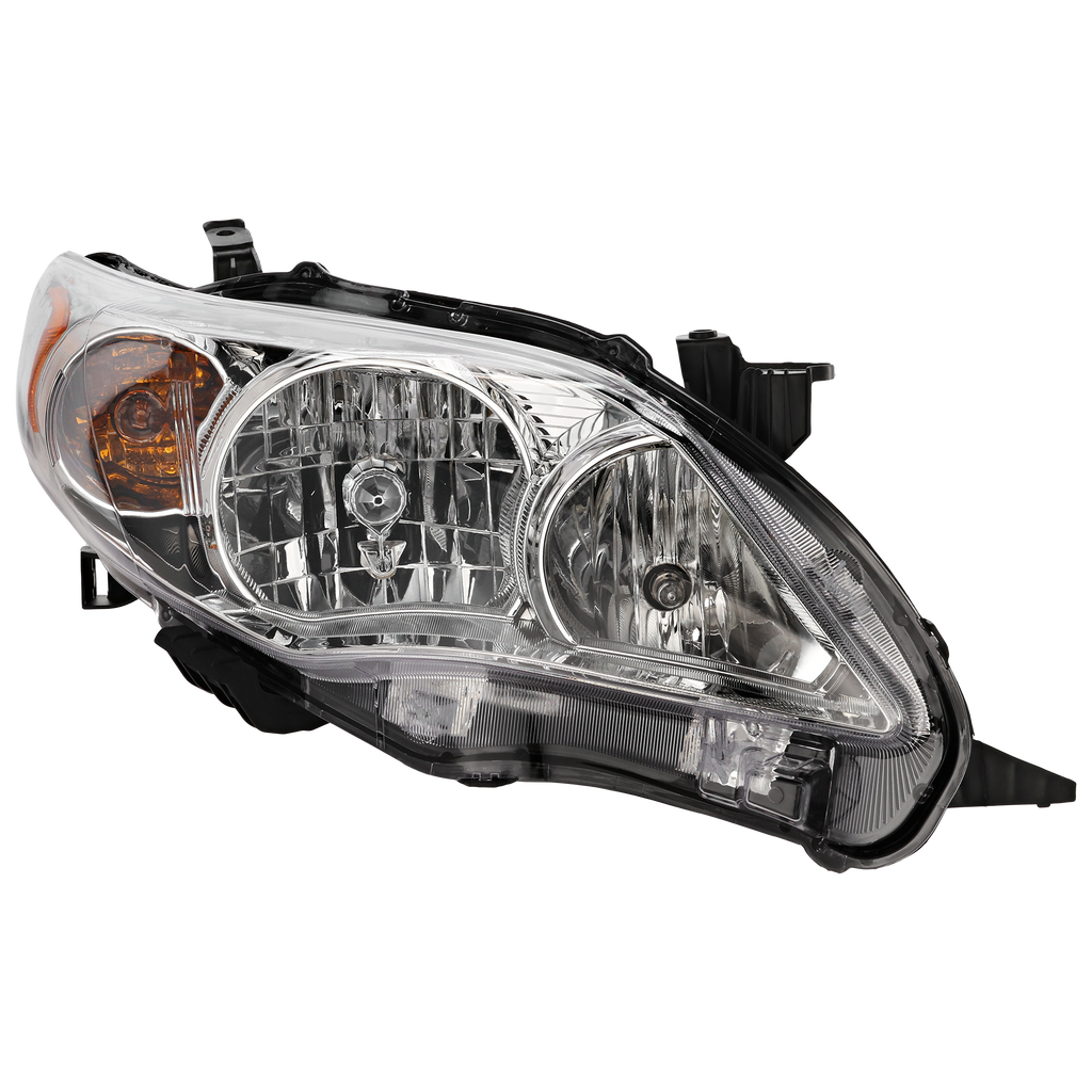 COROLLA 11-13 HEAD LAMP RH, Assembly, Halogen, Base/CE/LE/L Models, North America Built Vehicle - CAPA