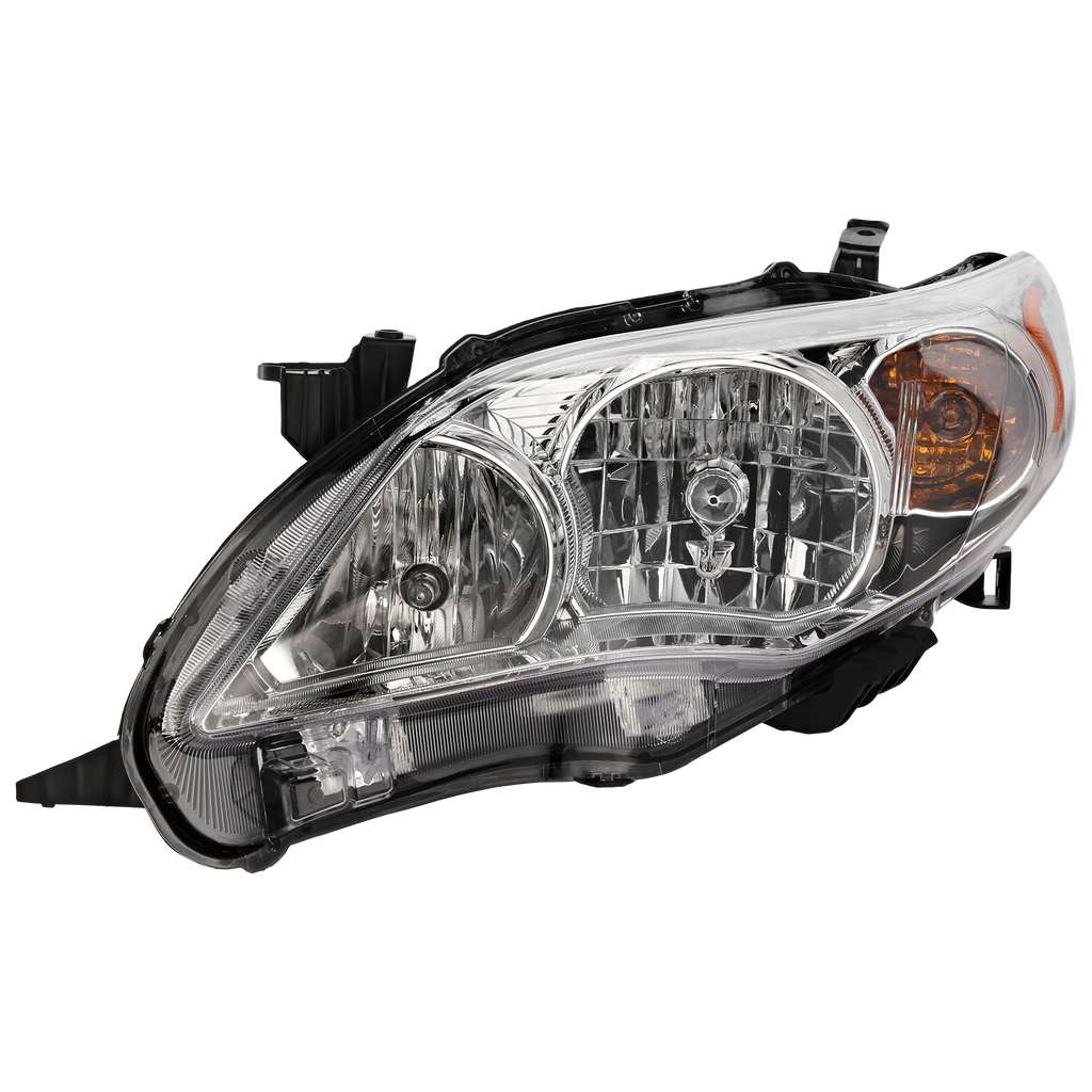 COROLLA 11-13 HEAD LAMP LH, Assembly, Halogen, Base/CE/LE/L Models, North America Built Vehicle - CAPA