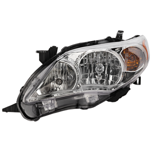 COROLLA 11-13 HEAD LAMP LH, Assembly, Halogen, Base/CE/LE/L Models, North America Built Vehicle - CAPA