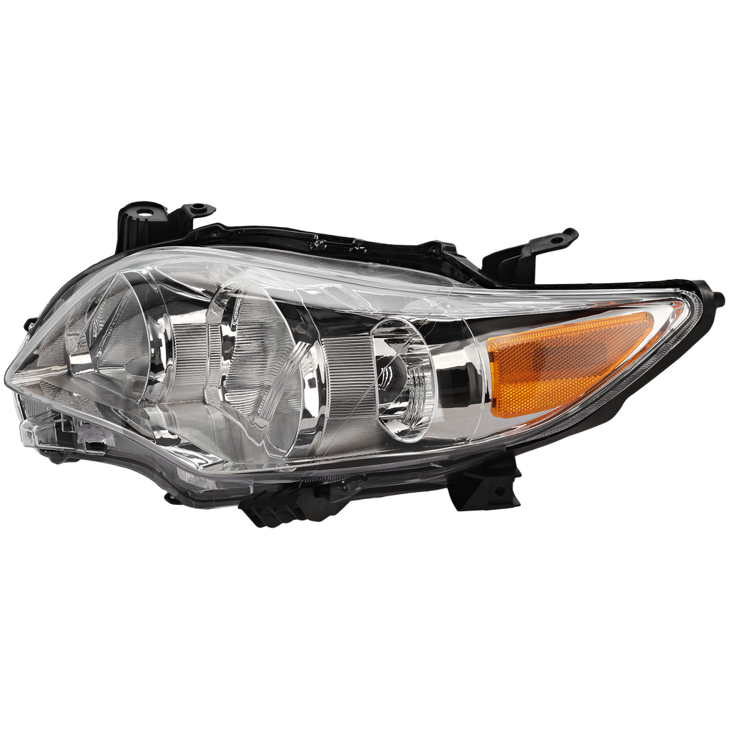 COROLLA 11-13 HEAD LAMP LH, Assembly, Halogen, Base/CE/LE/L Models, North America Built Vehicle - CAPA