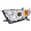 HIGHLANDER 11-13 HEAD LAMP LH, Assembly, Halogen, (Exc. Hybrid Models), USA Built Vehicle - CAPA