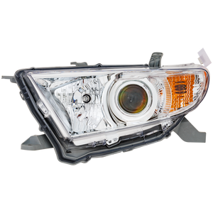 HIGHLANDER 11-13 HEAD LAMP LH, Assembly, Halogen, (Exc. Hybrid Models), USA Built Vehicle - CAPA