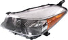 YARIS 12-14 HEAD LAMP LH, Lens and Housing, Halogen, Sport Type, Hatchback