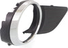 SIENNA 11-17 FRONT FOG LAMP MOLDING RH, Black, w/ Chrome Trim, w/ Park Distance Control Sensor Holes