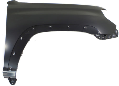 4RUNNER 14-23 FRONT FENDER RH, Primed, Steel, w/o Signal Light Hole and Antenna Hole - CAPA
