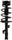 SIENNA 07-10 FRONT STRUT LH, Loaded Strut