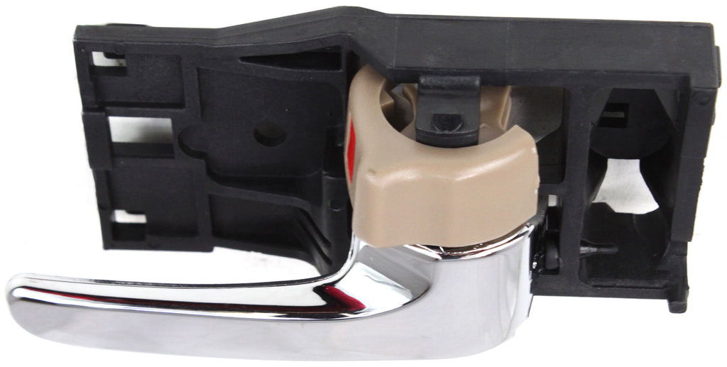 AVALON 00-04 / SEQUOIA 01-07 FRONT INTERIOR DOOR HANDLE RH, Chrome Lever, Brown (Fawn) Knob (=REAR)