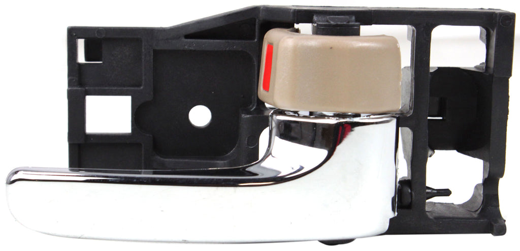 AVALON 00-04 / SEQUOIA 01-07 FRONT INTERIOR DOOR HANDLE RH, Chrome Lever, Brown (Fawn) Knob (=REAR)