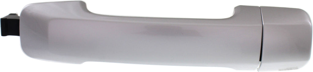 FJ CRUISER 07-14 FRONT EXTERIOR DOOR HANDLE RH, Painted Silver, w/ Cover, w/o Keyhole