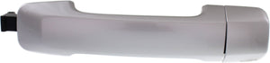 FJ CRUISER 07-14 FRONT EXTERIOR DOOR HANDLE RH, Painted Silver, w/ Cover, w/o Keyhole