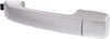 FJ CRUISER 07-14 FRONT EXTERIOR DOOR HANDLE RH, Painted Silver, w/ Cover, w/o Keyhole