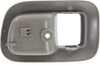 SIENNA 98-03 FRONT DOOR HANDLE TRIM RH, Inside, Bezel Only, Beige