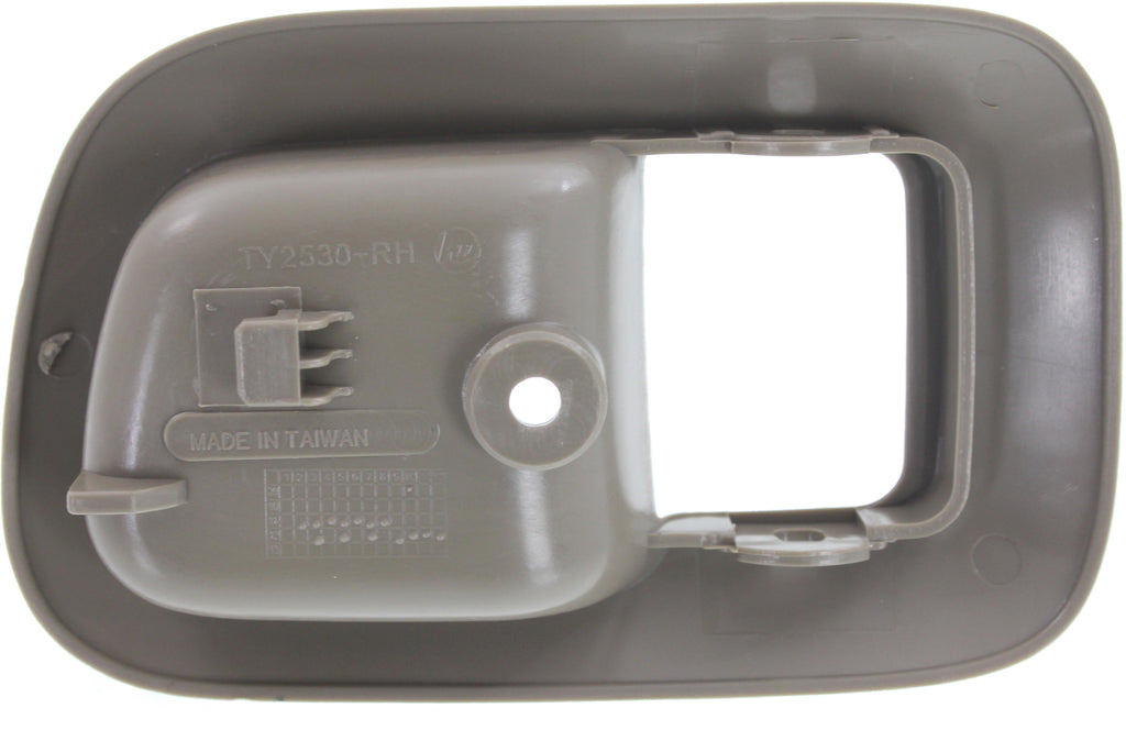 SIENNA 98-03 FRONT DOOR HANDLE TRIM RH, Inside, Bezel Only, Beige