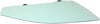 HIGHLANDER 14-19 FRONT DOOR GLASS RH, Green Tint