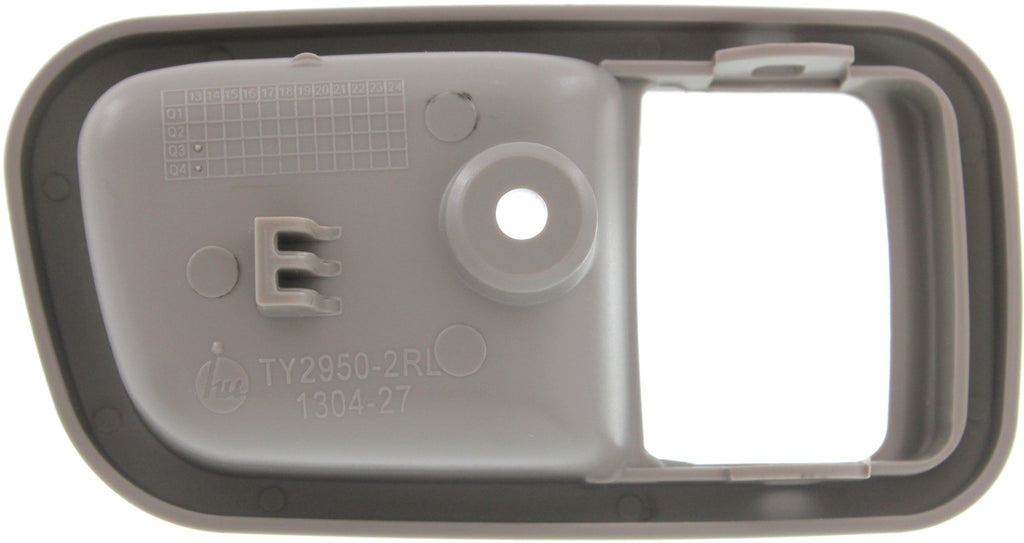 TUNDRA 00-06 REAR DOOR HANDLE CASE LH, Inside, Gray (Charcoal), Extended Cab P/U