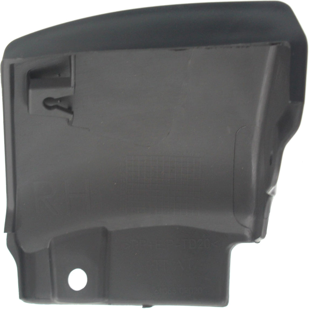 RAV4 06-12 REAR WHEEL OPENING MOLDING RH, Front Section, Flare Extension, Smooth Black