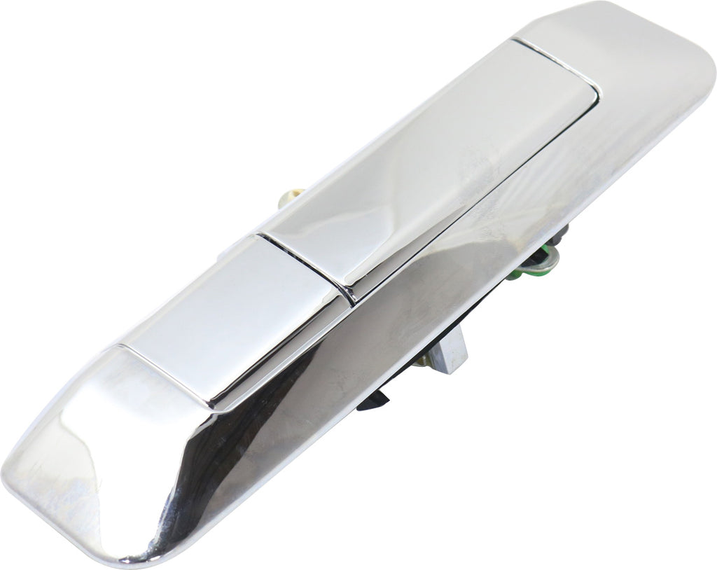 TACOMA 09-15 TAILGATE HANDLE, Outside, Chrome, w/Camera Hole, w/o Keyhole and Cable, Excludes Camera