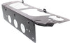 TUNDRA 14-21 REAR LICENSE PLATE BRACKET, Plate Bumper, Resin/Steel