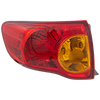 Tail Lamp Left Driver Side For 2009-2010 Toyota Corolla Assembly CAPA Replacement REPT730104Q